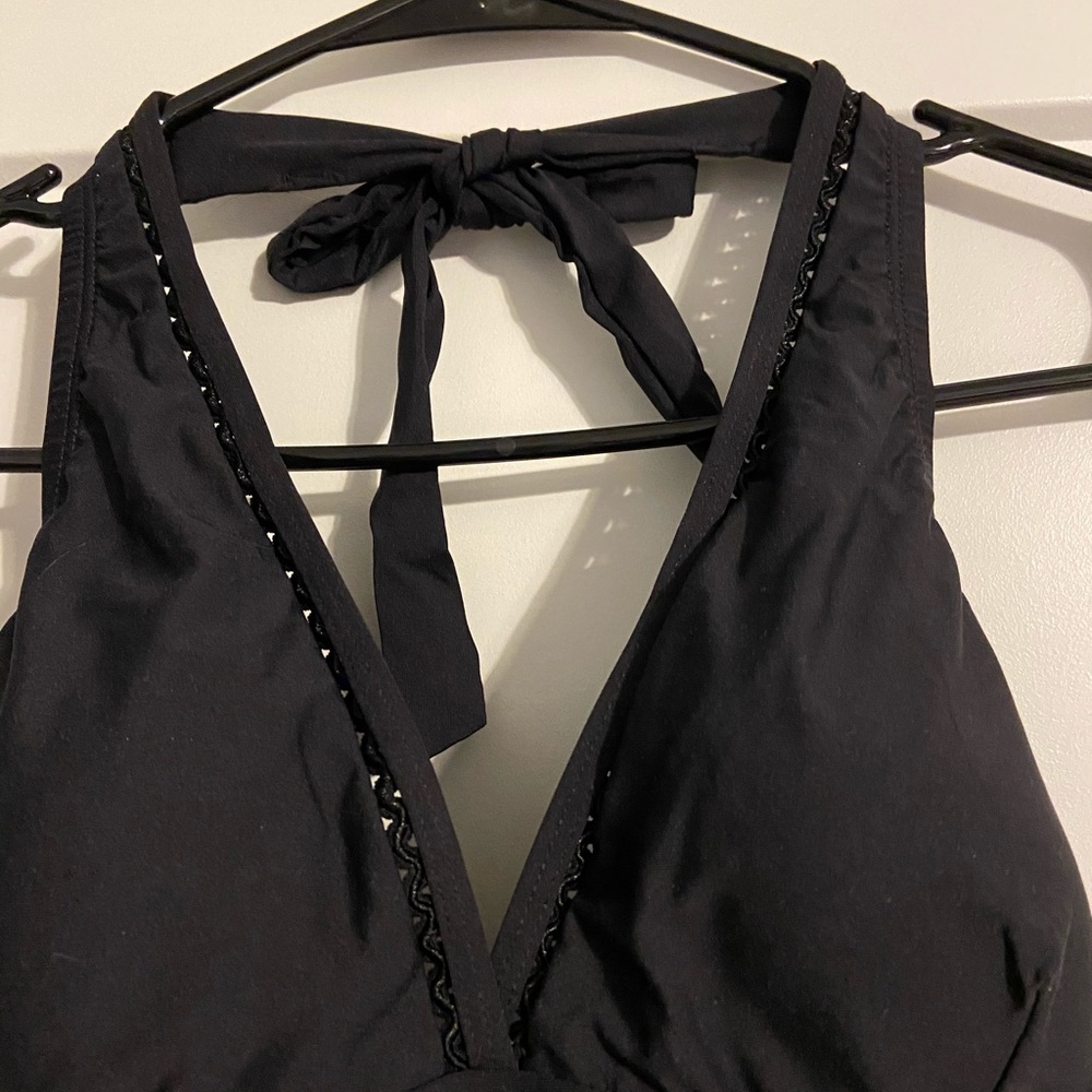 Maternity one piece halter swimsuit - Picture 2 of 3